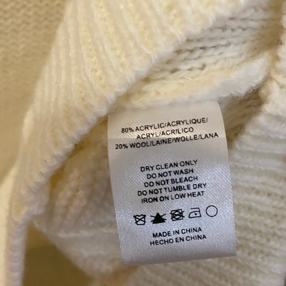 Anthropologie Cable Knit Wool Sweater - Picture 6 of 6